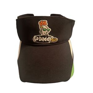 Chase Go Daddy Danica Patrick # 10 Unisex Official Nascar Black Visor Hat OSFM